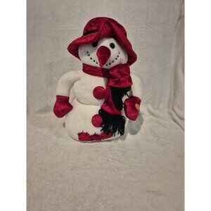 Stuffed Snowman Holiday Decoration
